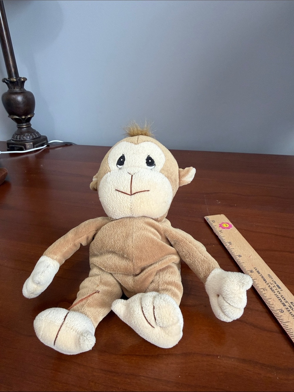 Plush Brown Monkey Stuffed Animal Toy - Soft Kids Plush